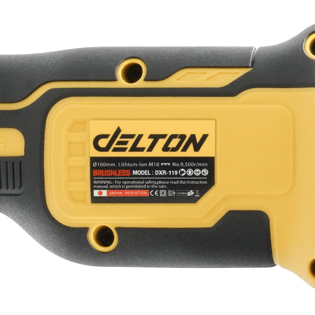 เครื่องเจียรไร้สาย (พร้อมแบตเตอรี่) DELTON รุ่น DXR-119 ULTRAFLEX 20V 4AH_5